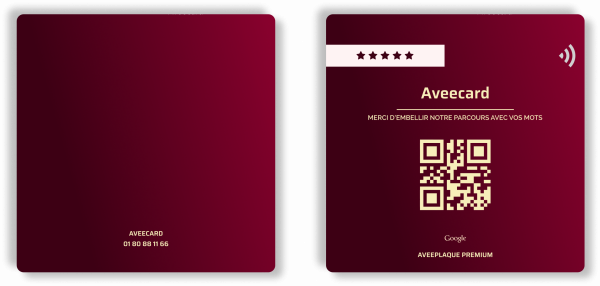Plaque-QR-code-bordeaux-luxury – Image 3