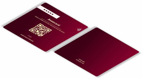 Plaque-QR-code-bordeaux-luxury – Image 2